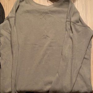 Green American Eagle crew neck